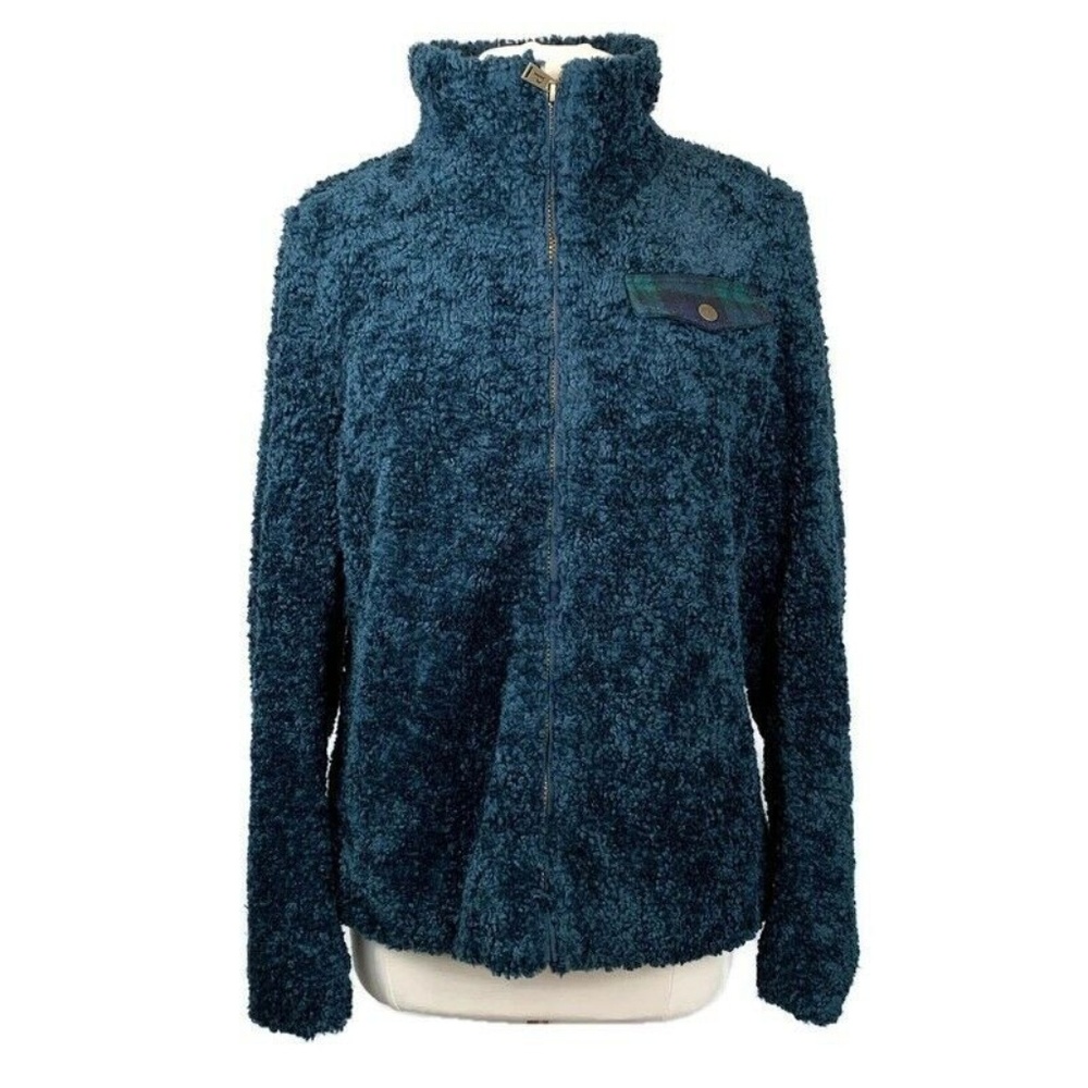 PENDLETON Fuzzy Hi-Pile Fleece Full-Zip Ja…